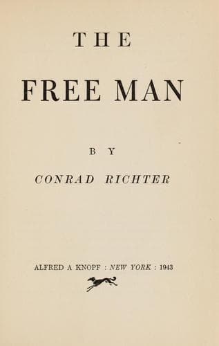 Tapa de The free man