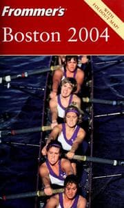Tapa de Frommer's Boston 2004