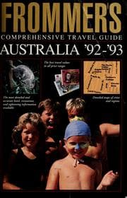 Tapa de Frommer's comprehensive travel guide, Australia '92-'93