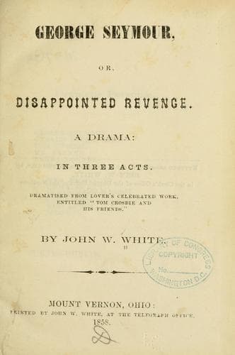 Tapa de George Seymour