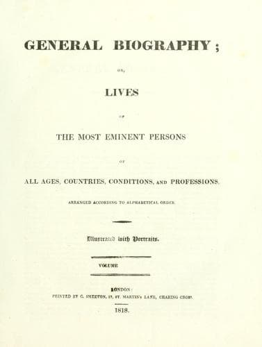 Tapa de General biography