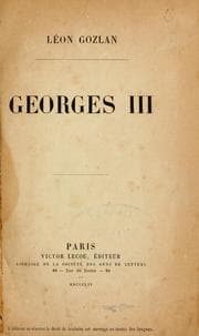 Tapa de Georges III