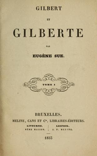 Tapa de Gilbert et Gilberte