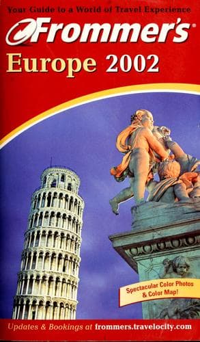 Tapa de Frommer's Europe 2002