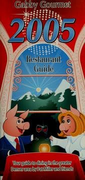 Tapa de The Gabby gourmet 2005 restaurant guide