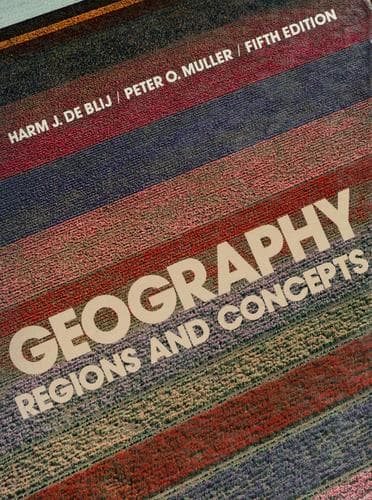 Tapa de Geography, regions and concepts