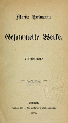 Tapa de Gesammelte Werke