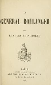 Tapa de Le Général Boulanger