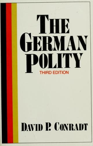 Tapa de The German polity