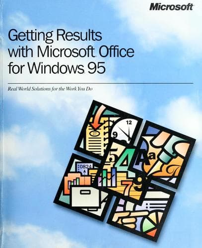 Tapa de Getting results with Microsoft Office for Windows 95