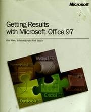 Tapa de Getting results with Microsoft Office 97