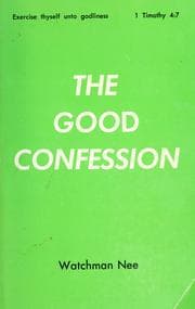 Tapa de The good confession