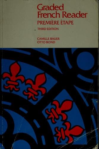 Tapa de Graded French reader
