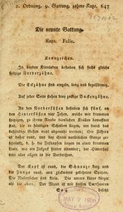 Tapa de Gemeinnützige Naturgeschichte Deutschlands nach allen drey Reichen