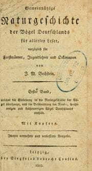 Tapa de Gemeinnützige Naturgeschichte Deutschlands nach allen drey Reichen