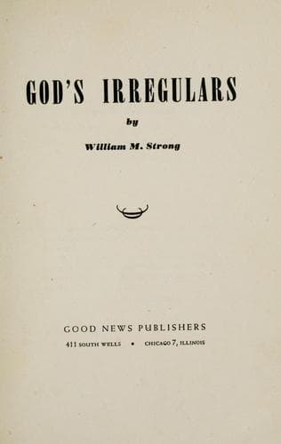 Tapa de God's irregulars.