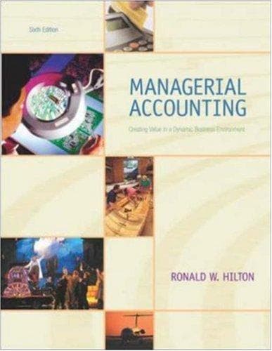Tapa de Managerial Accounting
