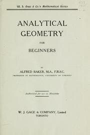 Tapa de Geometry for schools. Analytical geometry for beginners