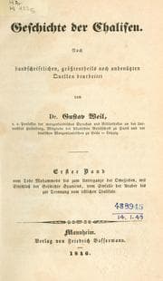 Tapa de Geschichte der Chalifen