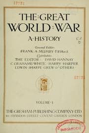 Tapa de The Great World War