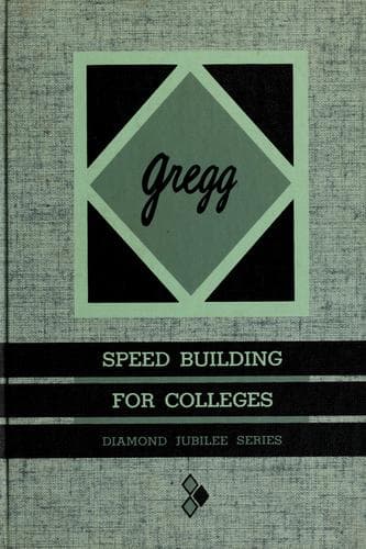 Tapa de Gregg speed building for colleges