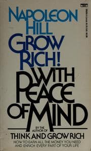 Tapa de Grow rich with a peace of mind