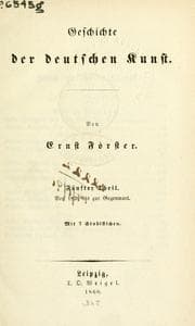 Tapa de Geschichte der deutschen Kunst