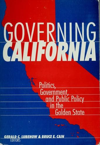 Tapa de Governing California
