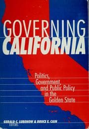 Tapa de Governing California