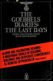 Tapa de The Goebbels diaries