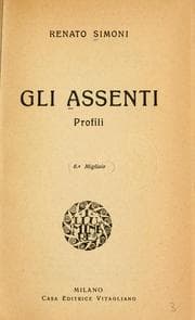 Tapa de Gli assenti