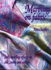 Tapa de Marbling on Fabric