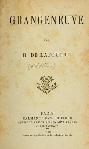 Tapa de Grangeneuve