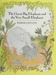 Tapa de The great big elephant and the very small elephant