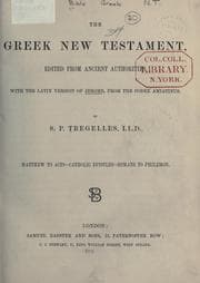 Tapa de The Greek New Testament