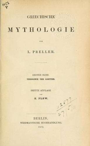 Tapa de Griechische Mythologie