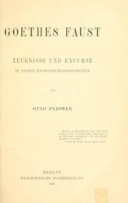 Tapa de Goethes Faust