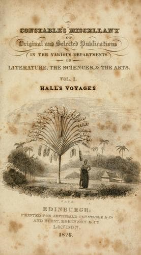 Tapa de Hall's voyages.