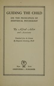Tapa de Guiding the child