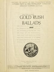 Tapa de Gold rush ballads