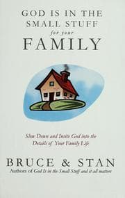 Tapa de God is in the small stuff for your family