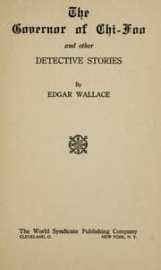 Tapa de The governor of Chi-Foo and other detective stories