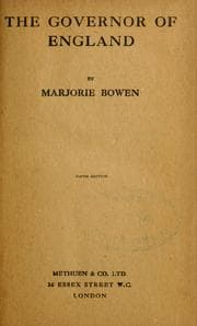 Tapa de The Governor of England