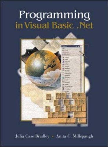 Tapa de Programming in Visual Basic . NET with Student CD and 5-Cd Visual Basic. NET 2003 Software Set