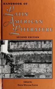 Tapa de Handbook of Latin American literature