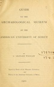 Tapa de Guide to the Archaeological Museum of the American University of Beirut