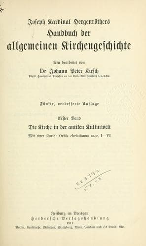 Tapa de Handbuch der allgemeinen Kirchengeschichte