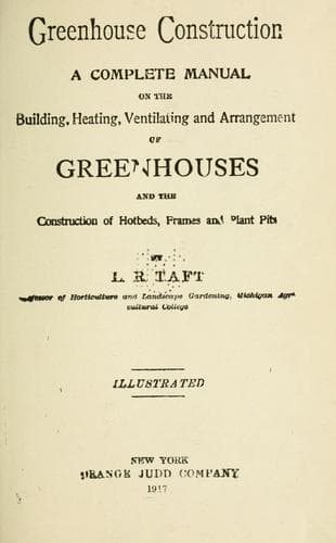 Tapa de Greenhouse construction