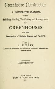 Tapa de Greenhouse construction