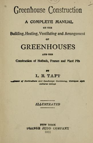 Tapa de Greenhouse construction